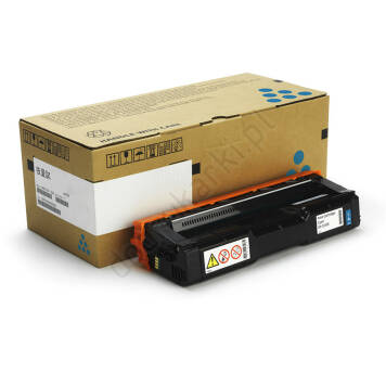 Ricoh 407717 SPC252HE toner cyan oryginalny