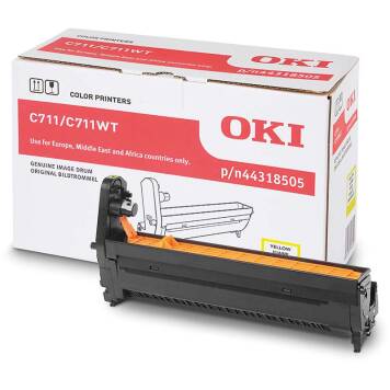Oki 44318505 bęben żółty oryginalny