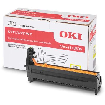 Oki 44318505 bęben żółty oryginalny