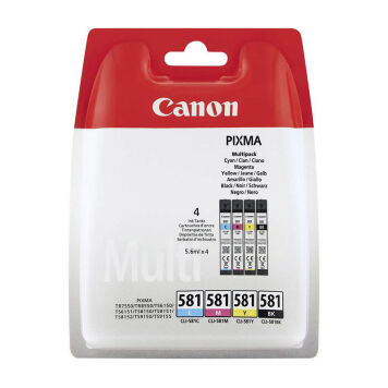 Canon 2103C004 Multipack CLI-581 BK/C/M/Y 4 tusze oryginalne