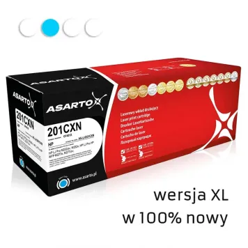 Zamiennik HP 201X CF401X toner cyan marki Asarto