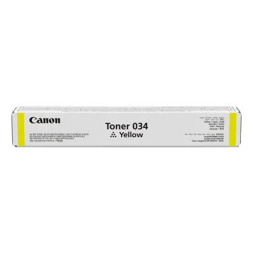 Canon 034 Y 9451B001 toner żółty oryginalny