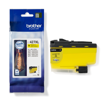 Brother LC427XLY tusz żółty oryginalny
