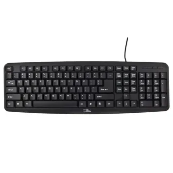 Klawiatura Titanum TK102 przewodowa PS2 czarna