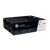 HP 131A U0SL1AM 3 tonery CMY oryginalne