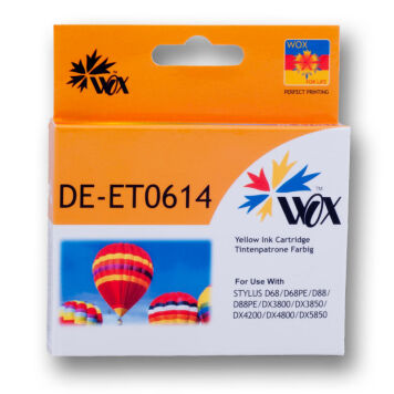 Zamiennik Epson T0614 tusz żółty marki Wox