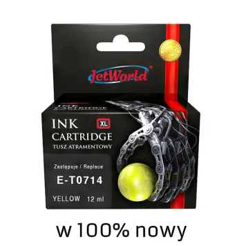 Zamiennik Epson T0714 tusz żółty marki JetWorld