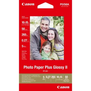 Canon PP-201 Photo Paper Plus Glossy II 10x15cm 50 ark