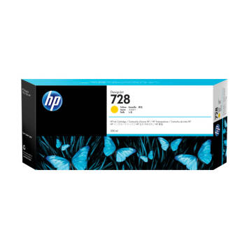 HP 728 F9K15A tusz żółty oryginalny XL