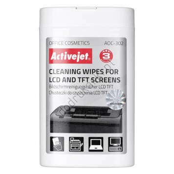 Chusteczki do matryc Activejet AOC-302 100 szt.