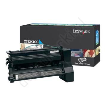 Lexmark C782X1CG toner cyan oryginalny