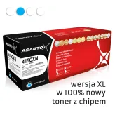 Zamiennik HP 415X W2031X toner cyan marki Asarto + chip