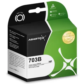Asarto zamiennik HP 703 CD887AE tusz czarny