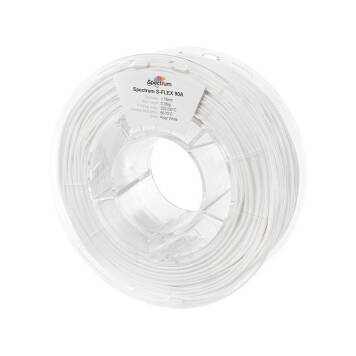 3D filament S-Flex 90A 1,75mm 0,25kg Polar White