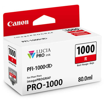 Canon PFI-1000R 0554C001 tusz czerwony oryginalny