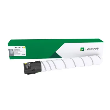 Lexmark 76C0HY0 toner żółty oryginalny XL