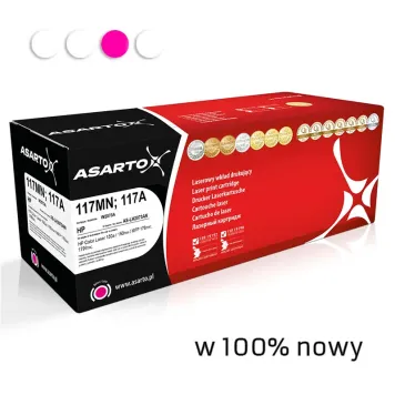 Zamiennik HP 117A W2073A toner magenta marki Asarto