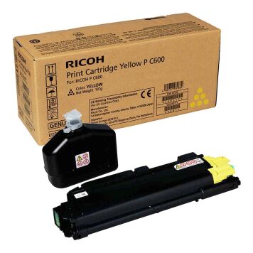 Ricoh 408317 PC600 toner żółty oryginalny
