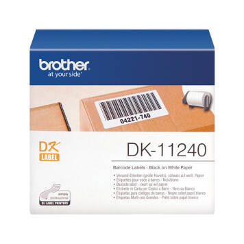 Etykiety Brother DK-11240 nadruk czarny na białym tle 102mm x 51mm