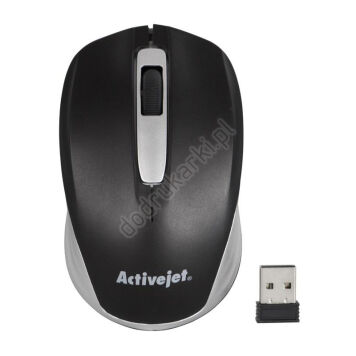 Activejet AMY-313 mysz Wireless czarna