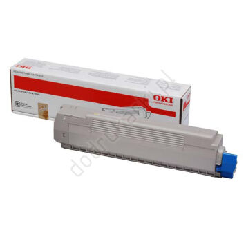 Oki 45862837 toner żółty oryginalny