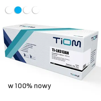 Zamiennik HP 126A CE311A toner cyan marki TiOM