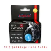Zamiennik HP 933 XL CN054AE tusz cyan marki JetWorld
