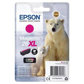 Epson 26XL T2633 C13T26334012 tusz magenta oryginalny