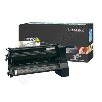 Lexmark C7720YX toner żółty oryginalny
