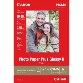 Canon PP-201 2311B053 Photo Paper Plus Glossy II 10x15cm 5 ark