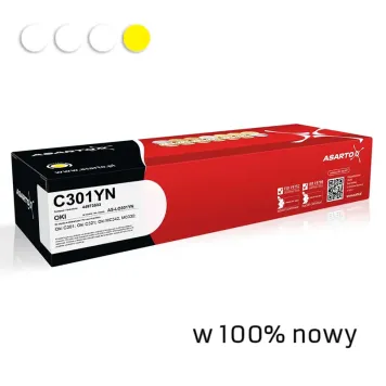 Zamiennik Oki 44973533 toner żółty marki Asarto