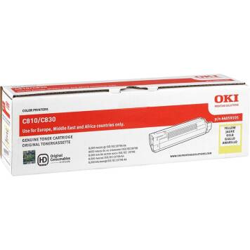 Oki 44059105 toner żółty oryginalny