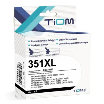 Zamiennik HP 351 XL CB338EE tusz 3-kolorowy marki TiOM