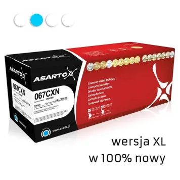 Zamiennik Canon 067H C 5105C002 toner cyan marki Asarto