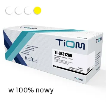 Zamiennik HP 126A CE312A toner żółty marki TiOM