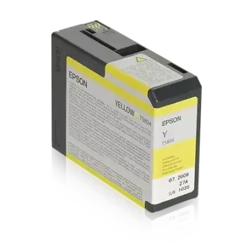 Epson T5804 tusz żółty C13T580400 oryginalny