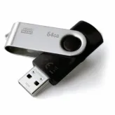 Goodram USB flash drive 64GB UTS2-0640K0R11 USB 2.0 czarny