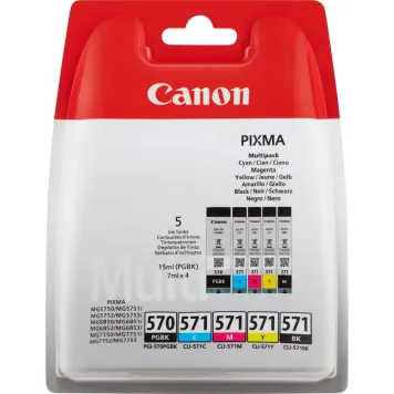 Canon PGI570-CLI571 0372C004 Multipack 5 tuszów oryginalnych