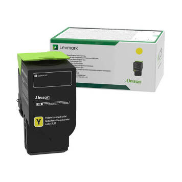 Lexmark C242XY0 zwrotny toner żółty oryginalny