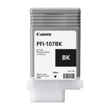 Canon PFI-107BK 6705B001 tusz czarny oryginalny