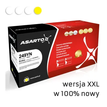 Zamiennik Brother TN-249Y toner żółty marki Asarto