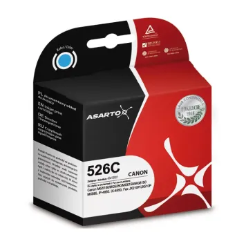 Zamiennik Canon CLI-526C tusz cyan marki Asarto
