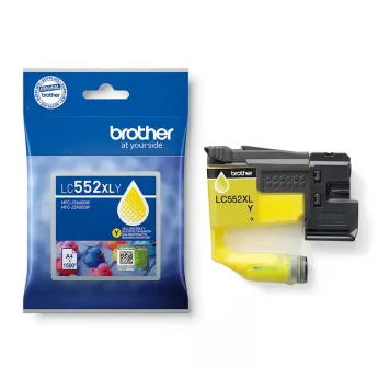 Brother LC552XLY tusz żółty oryginalny