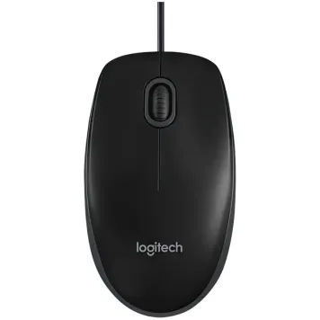 Logitech B100 910-003357 mysz optyczna przewodowa czarna