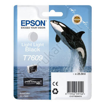 Epson T7609 tusz light light black C13T76094010 oryginalny