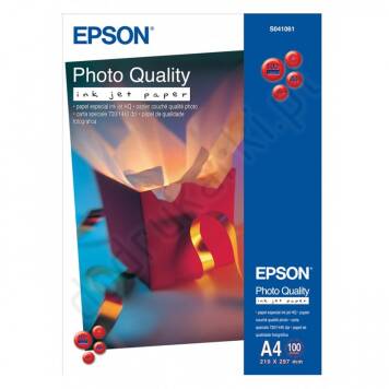 Epson C13S041061 Photo Quality Inkjet Paper A4 100 ark.