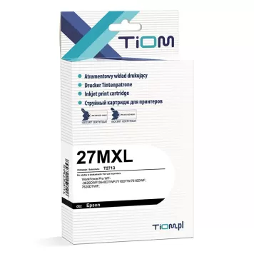 Zamiennik Epson 27XL T2713 tusz magenta marki TiOM