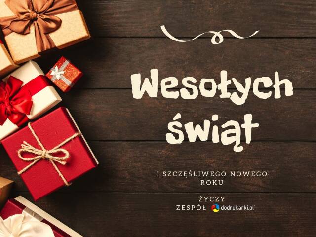 Życzenia świąteczne i noworoczne DoDrukarki.pl