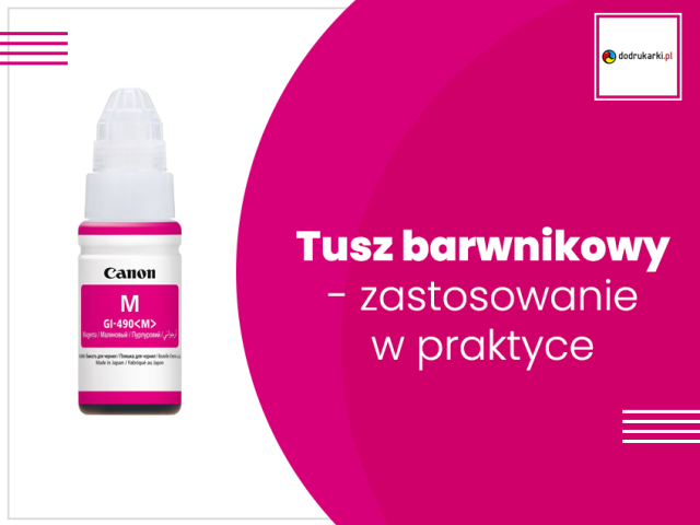 Tusz barwnikowy - zastosowanie w praktyce