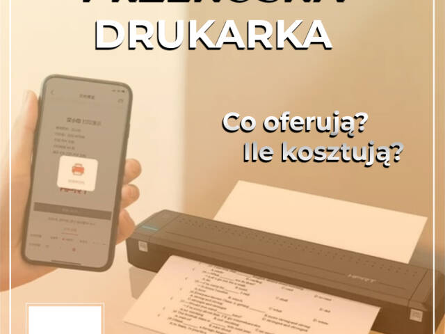 Drukarki przenośne do druku na różnych powierzchniach – drukowanie z ręki 
